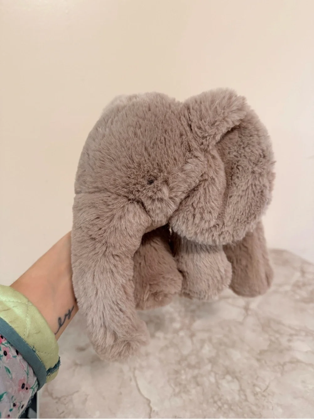 Jellycat medium smudge elephant